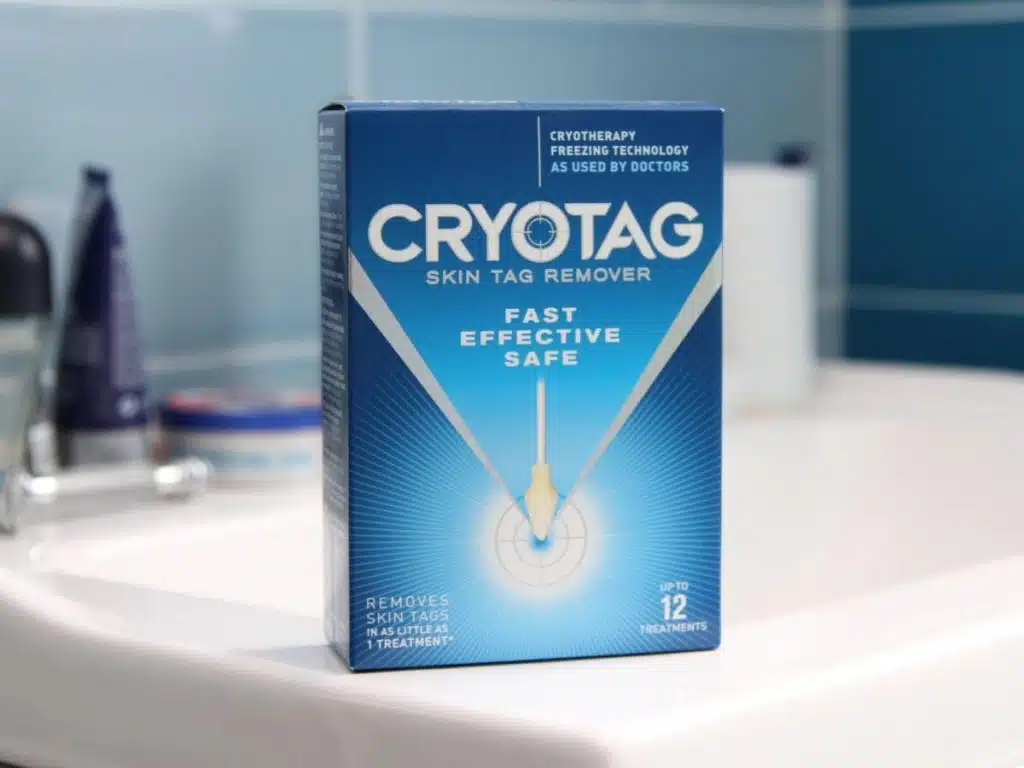 Cryotag on sink.